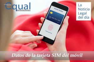 Datos de la tarjeta SIM del móvil